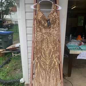 Beautiful gold dress